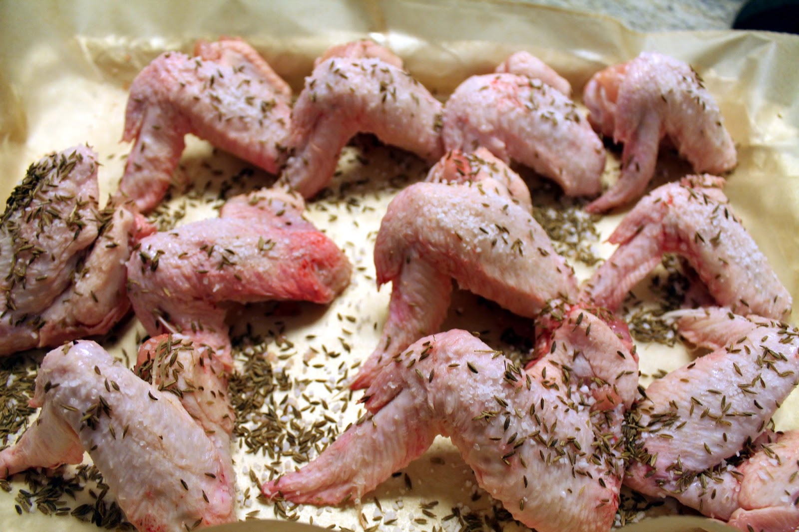 Serena's Medium Rare Harissa & Marmalade Sticky Chicken Wings