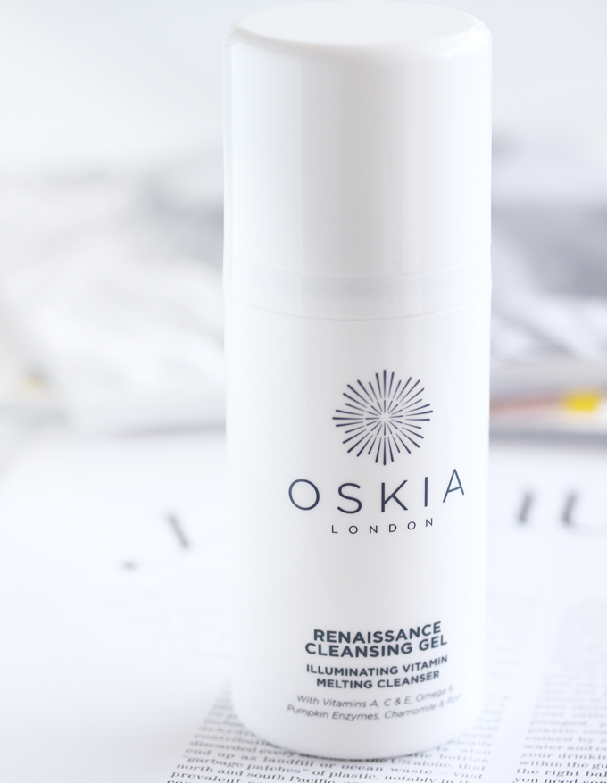 OSKIA Renaissance Cleansing Gel Review, Washing Your Face In the Morning