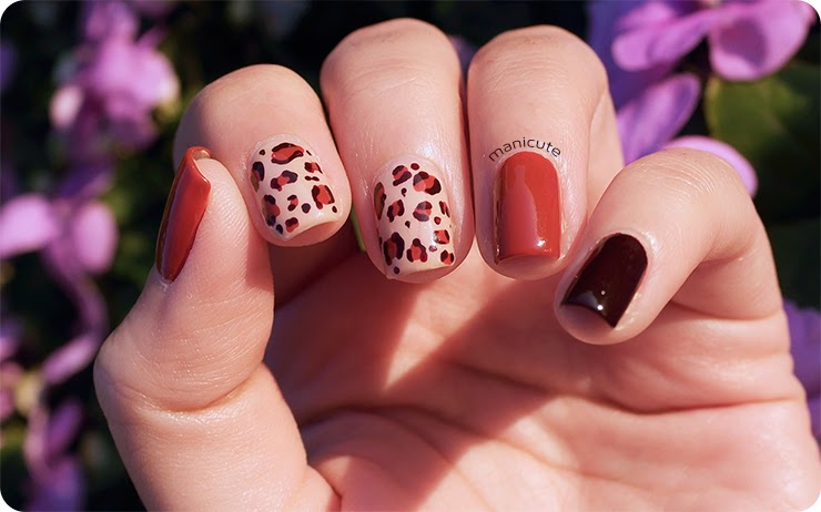 animal print nail art