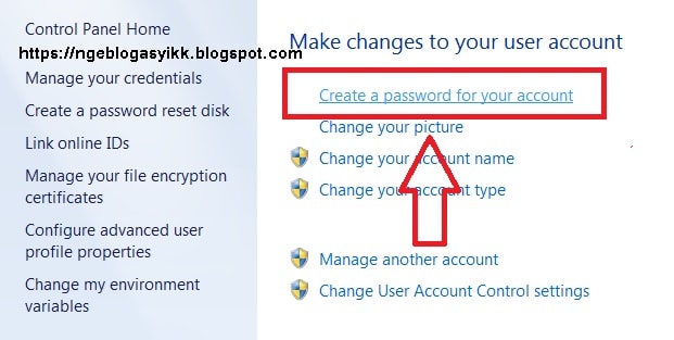 tips trik ubah change account password win 7 tips trik ubah change account password win 7