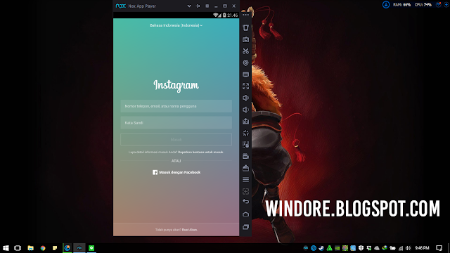 Cara Mudah Download Instagram untuk Laptop dengan Nox