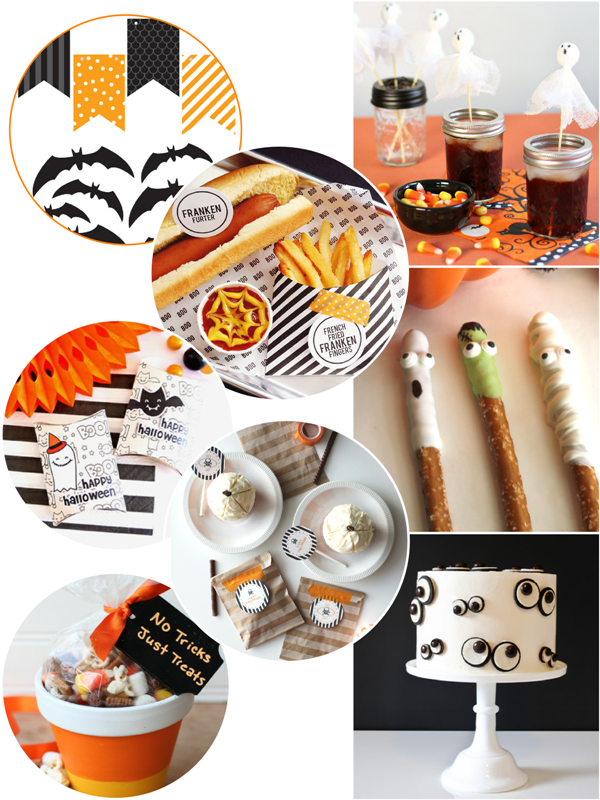 Halloween Party Ideas, Free Printables, Recipes & Crafts - via BirdsParty.com