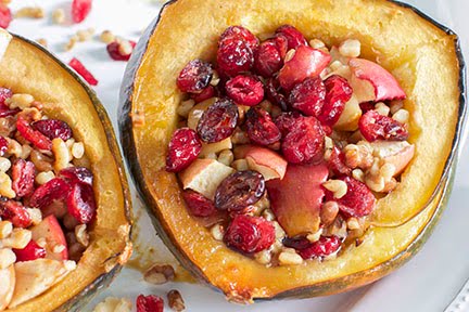 Cranberry Apple Acorn Squash