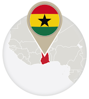 Malian flag and map