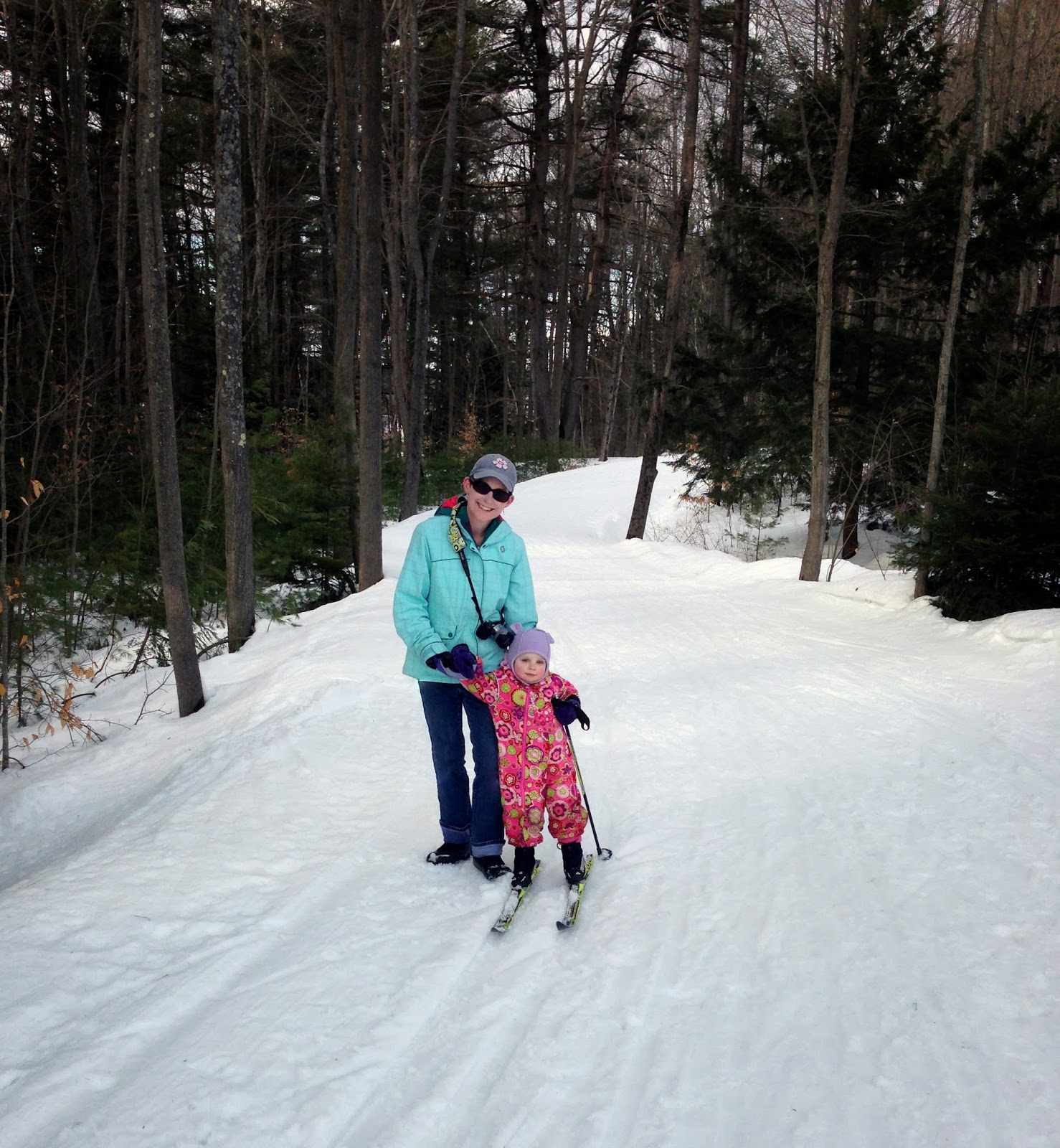 The Little Legers Cross Country Skiing at Pineland Farms