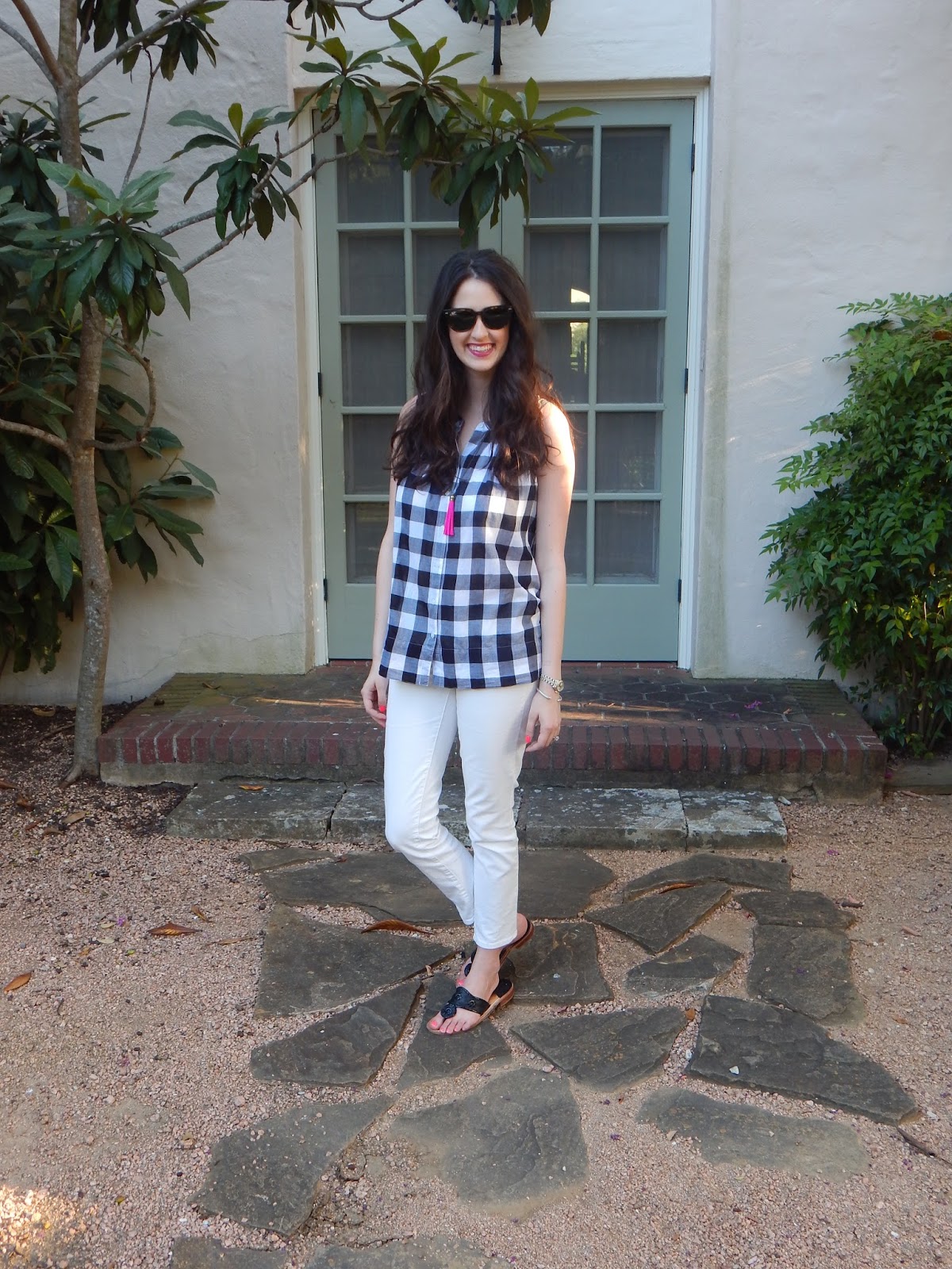 Preppy Lane Black, White, and Pink All Over