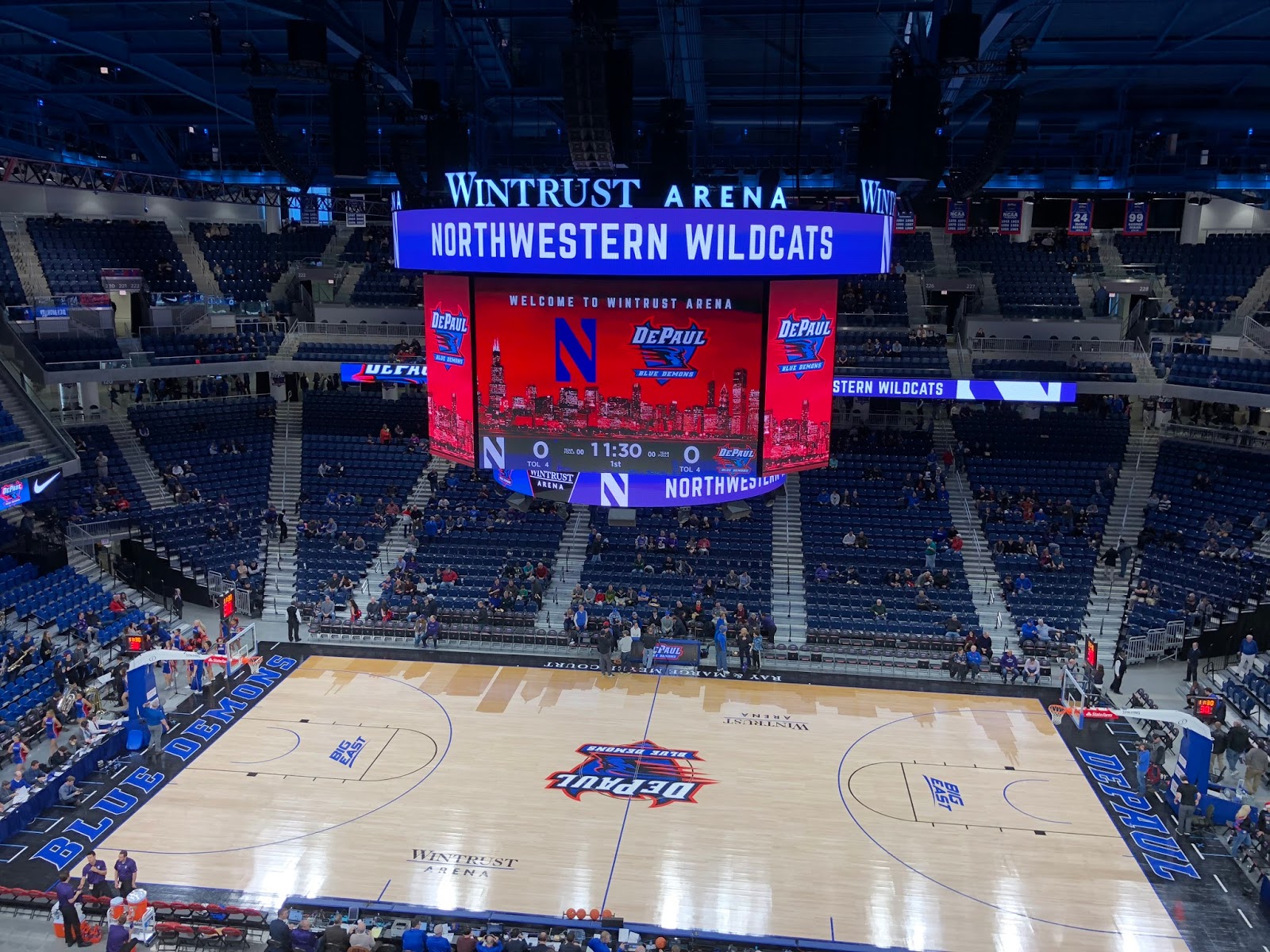 Hindsight : Northwestern vs DePaul at Wintrust Arena