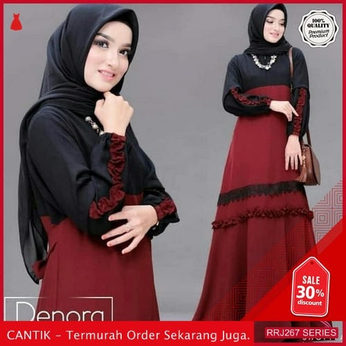 Jual RRJ267D119 Dress Denora Maxy Wanita Mc Terbaru Trendy BMGShop