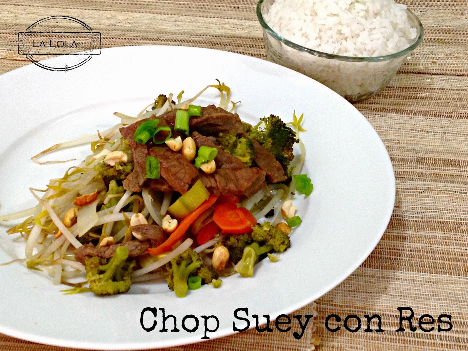 Chop Suey con Carne La Lola Dice