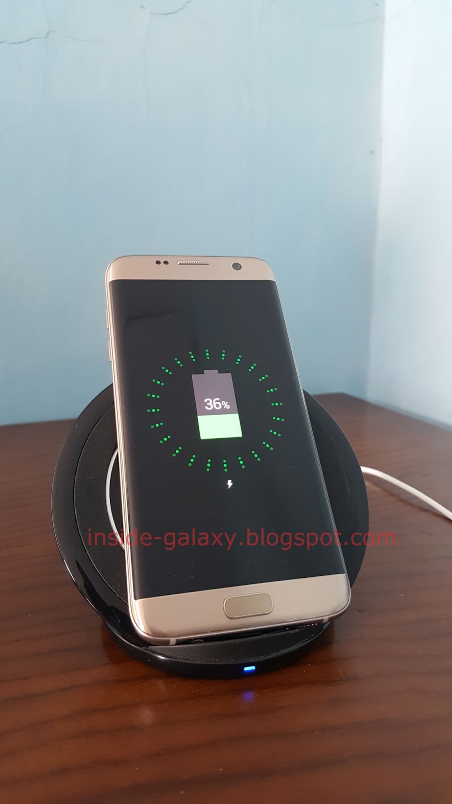 Inside Galaxy Samsung Galaxy S7 Edge How to Charge the Battery Using