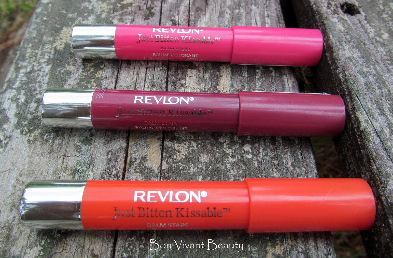 Bon Vivant Beauty Revlon Just Bitten Kissable Lip Balm Stains in