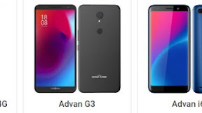 Perbandingan 3 HP Advan yang Rilis Awal tahun 2019 Vandroid S50 4G vs Advan G3 vs Advan i6A
