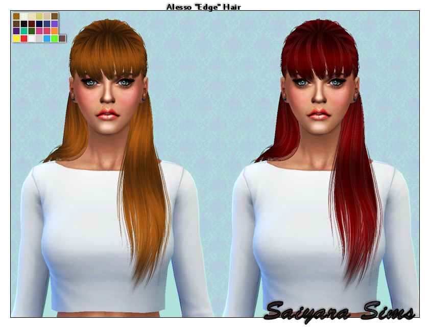 My Sims 4 Blog Hair Retextures By Saiyarasims
