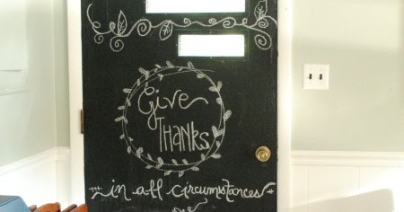 The Remodeled Life: Painting a Kitchen Chalkboard Door