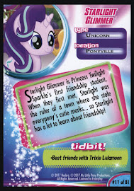 My Little Pony Starlight Glimmer MLP the Movie Trading Card