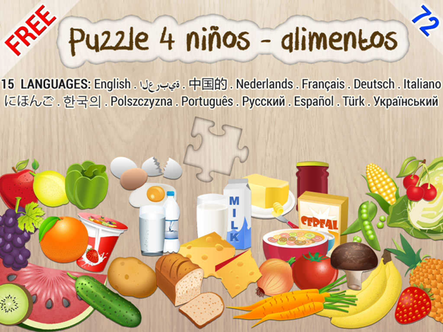 Puzzles de alimentos