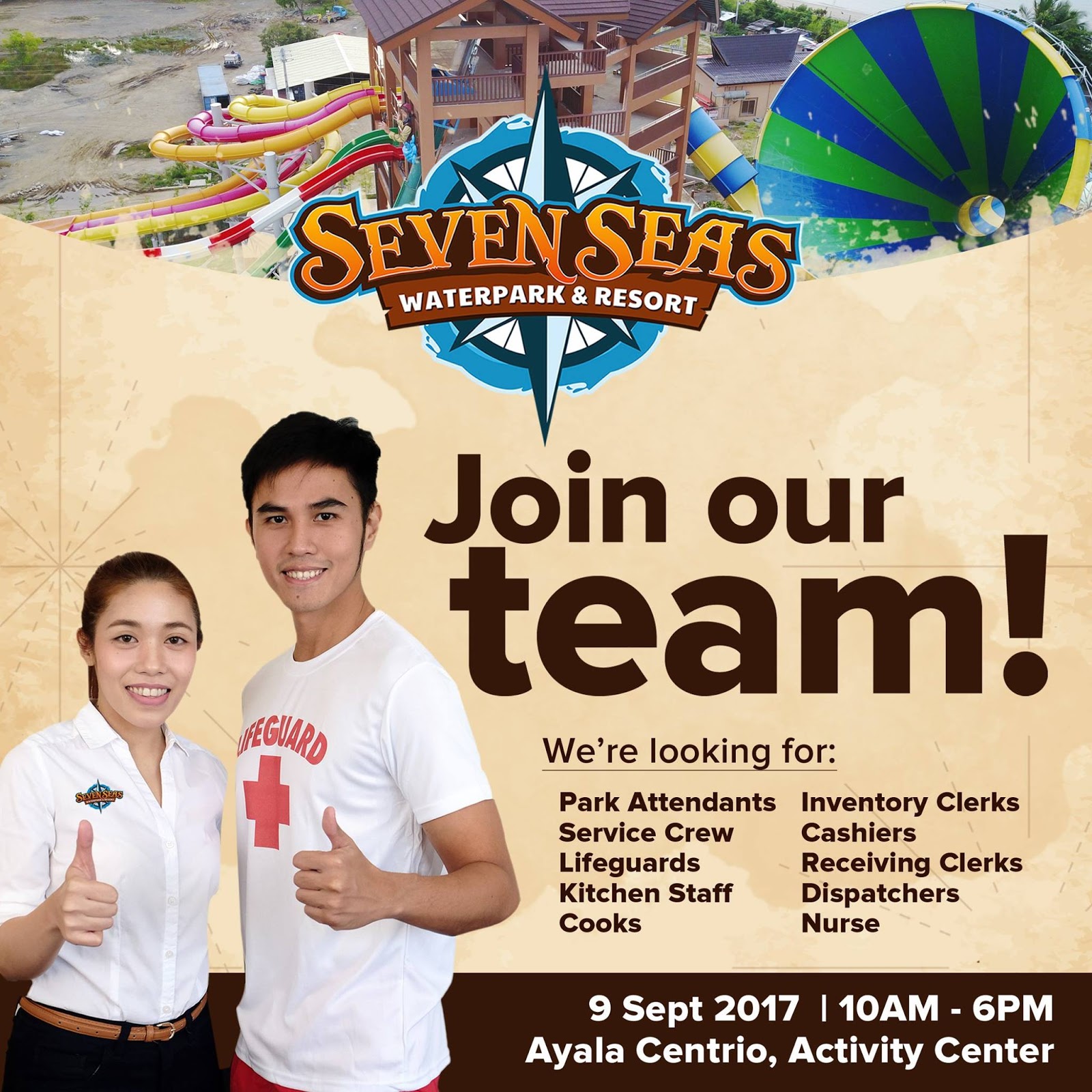 JOB HIRING Seven Seas Water Park & Resort Cagayan de Oro Today