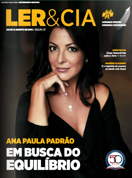 Revista Ler & Cia 57 com Ana Paula Padrão na capa