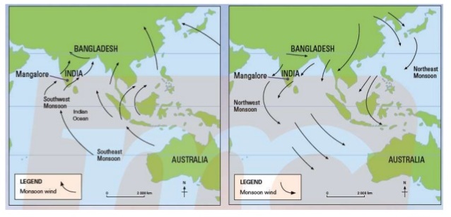 Musim Hujan Dan Kemarau Di Indonesia Guru Geografi