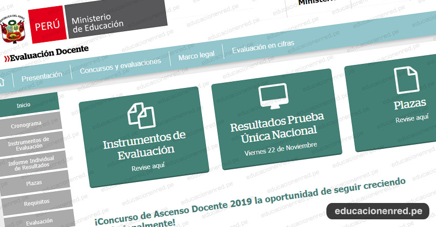 MINEDU publicará los Resultado de la Prueba Única Nacional del Examen de Ascenso 2019 (22 Noviembre) www.minedu.gob.pe MINEDU publicará los Resultado de la Prueba Única Nacional del Examen de Ascenso 2019 (22 Noviembre) www.minedu.gob.pe