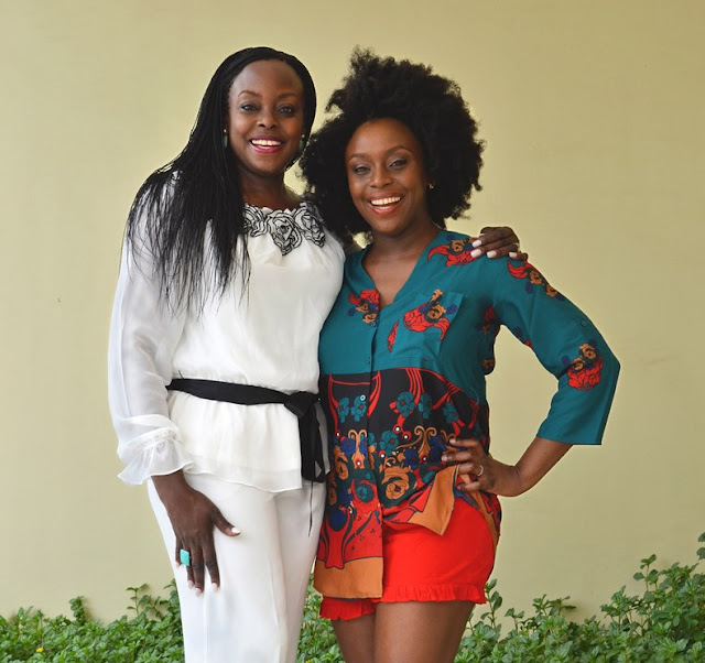 Chimamanda Ngozi Adichie and Sister