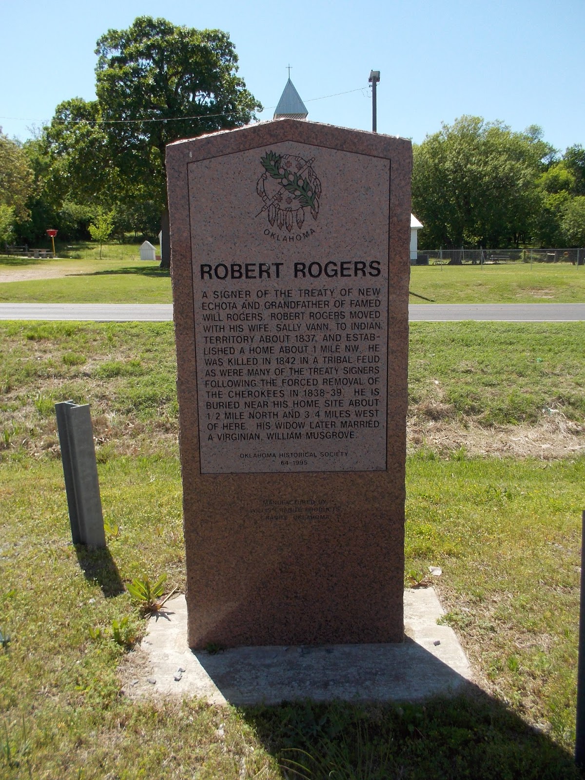 Travels & Wanderings Robert Rogers Westville, Oklahoma