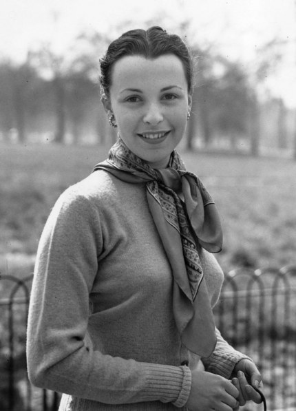 Young Portrait of Actress Claire Bloom Original News Service Photo