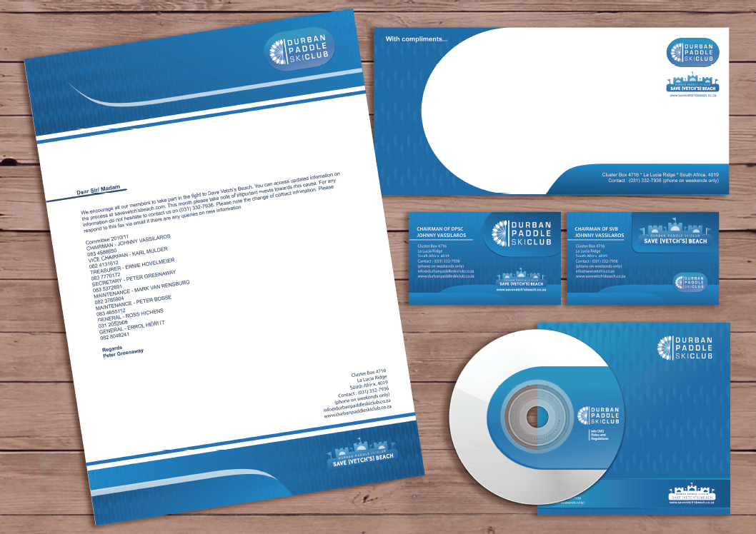 paper[design]packet Durban Paddle Ski Club