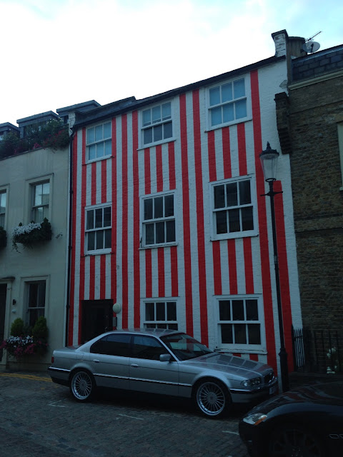 Red striped house, Kensington, London W8