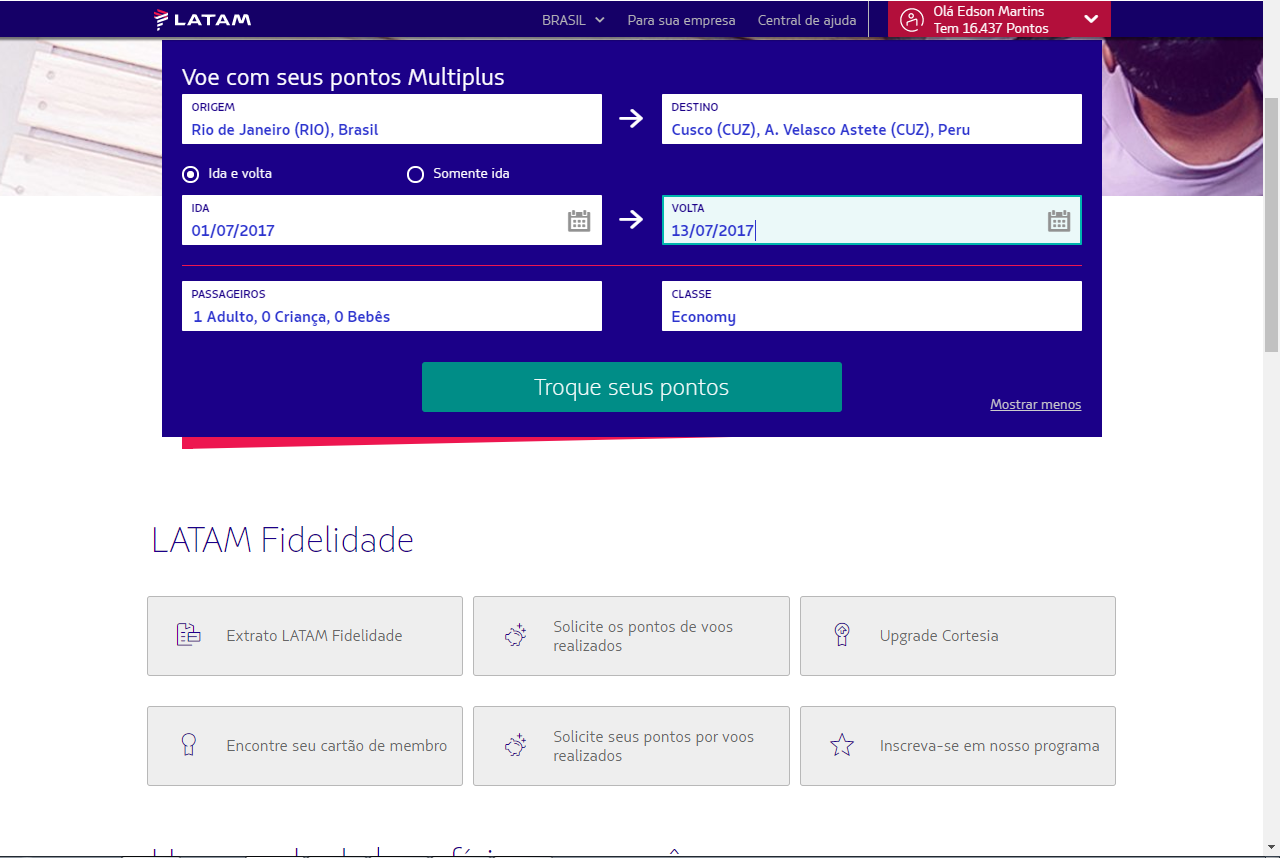Pontos Multiplus Latam Fidelidade dicas de como comprar passagem aérea. Sem Divisas