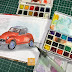 Carro Antigo - Aquarela #11 - VIDEO