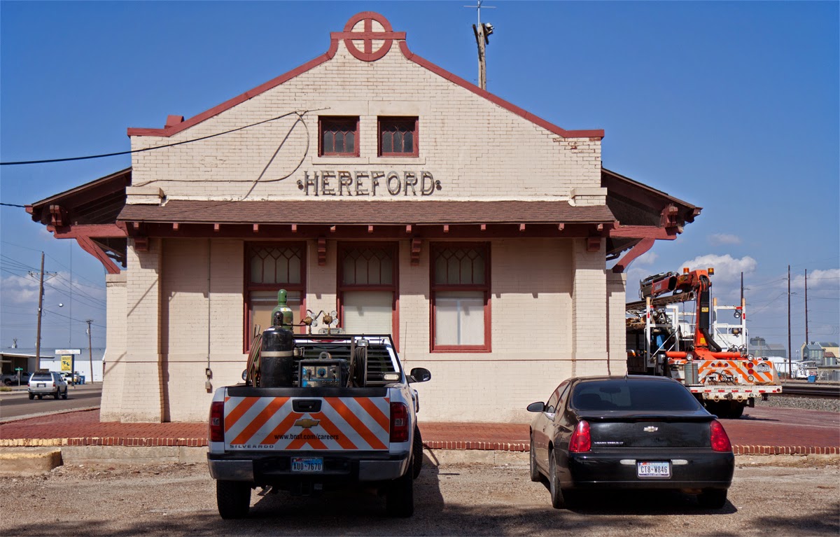 Riley Switch Hereford, Texas Railroad Station 1943