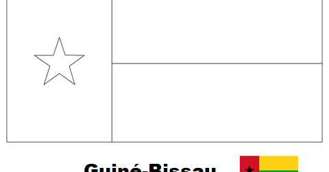 blog de geografia bandeira da guiné bissau para colorir