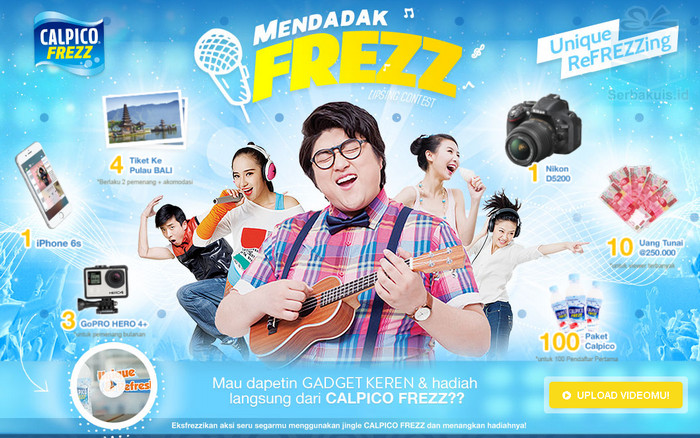 Kontes Video Mendadak Frezz Berhadiah 4 Tiket ke Pulau Bali Kontes Video Mendadak Frezz Berhadiah 4 Tiket ke Pulau Bali