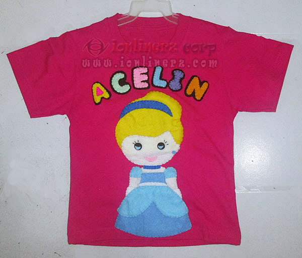 Kaos / Baju Flanel Anak Karakter Kartun Cinderella Kaos / Baju Flanel Anak Karakter Kartun Cinderella