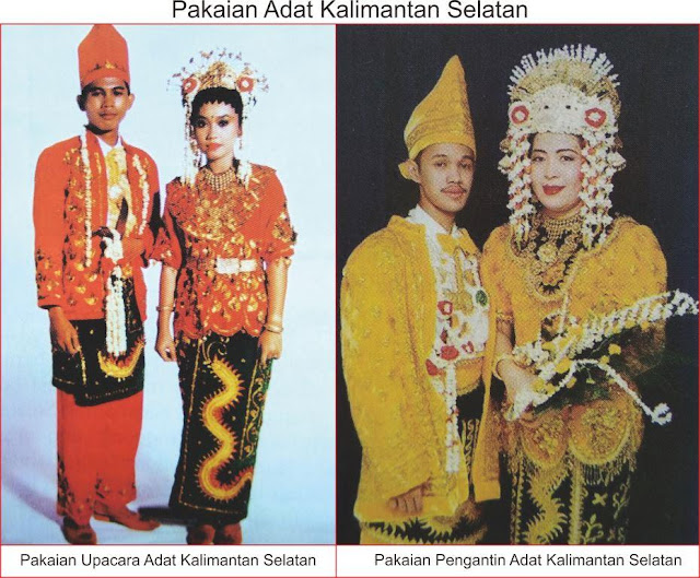  Pakaian Adat Kalimantan Selatan Lengkap Gambar dan 