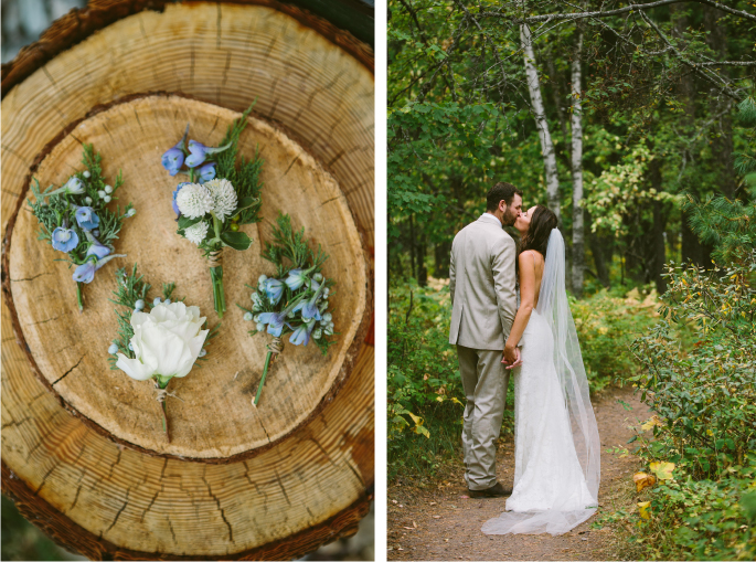 Boutonnieres by Katalin Green / Photography by Jacilyn M.