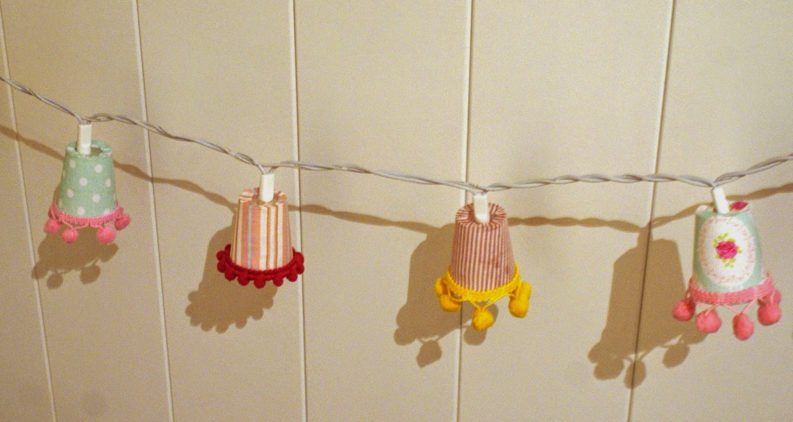 Bunt & Selbstgemacht DIY Lampenschirmchen für Lichterkette