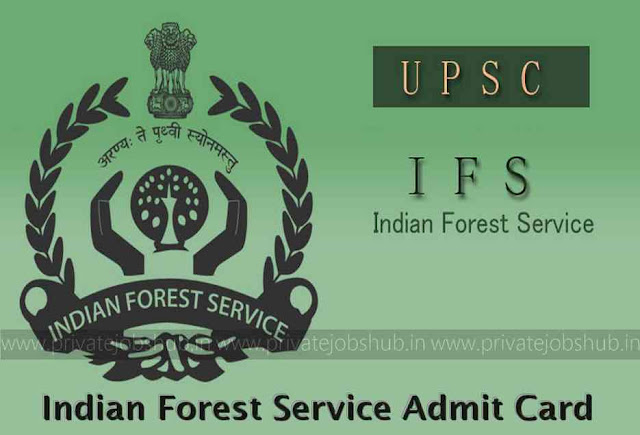 Indian Forest Service Admit Card Indian Forest Service Admit Card