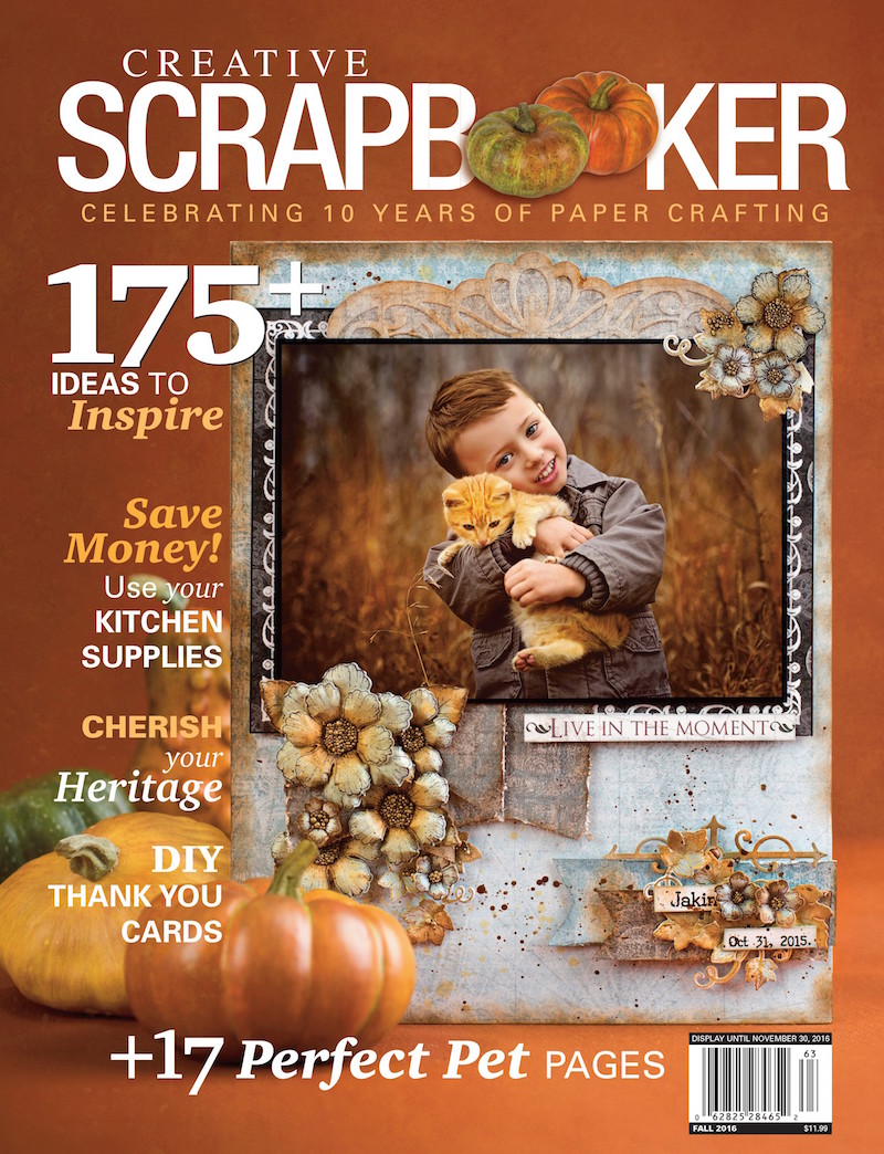 Creative Scrapbooker Magazine - Fall Issue 2016