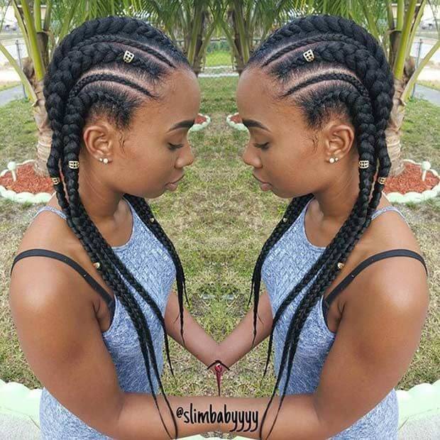 17 Ghana Lemonade Braids Styles 2018 That You Just Ought To