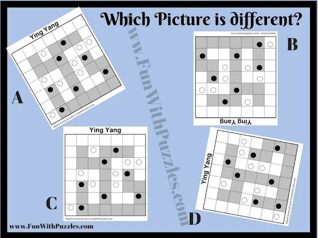 Odd One Out Picture Puzzle for Teens: Intriguing Challenge