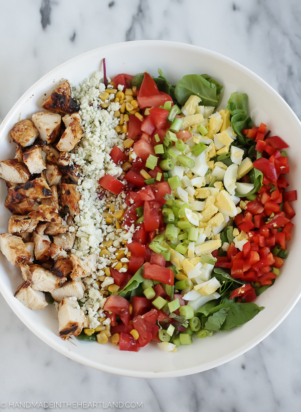 Easy Grilled BBQ Chicken Salad Recipe