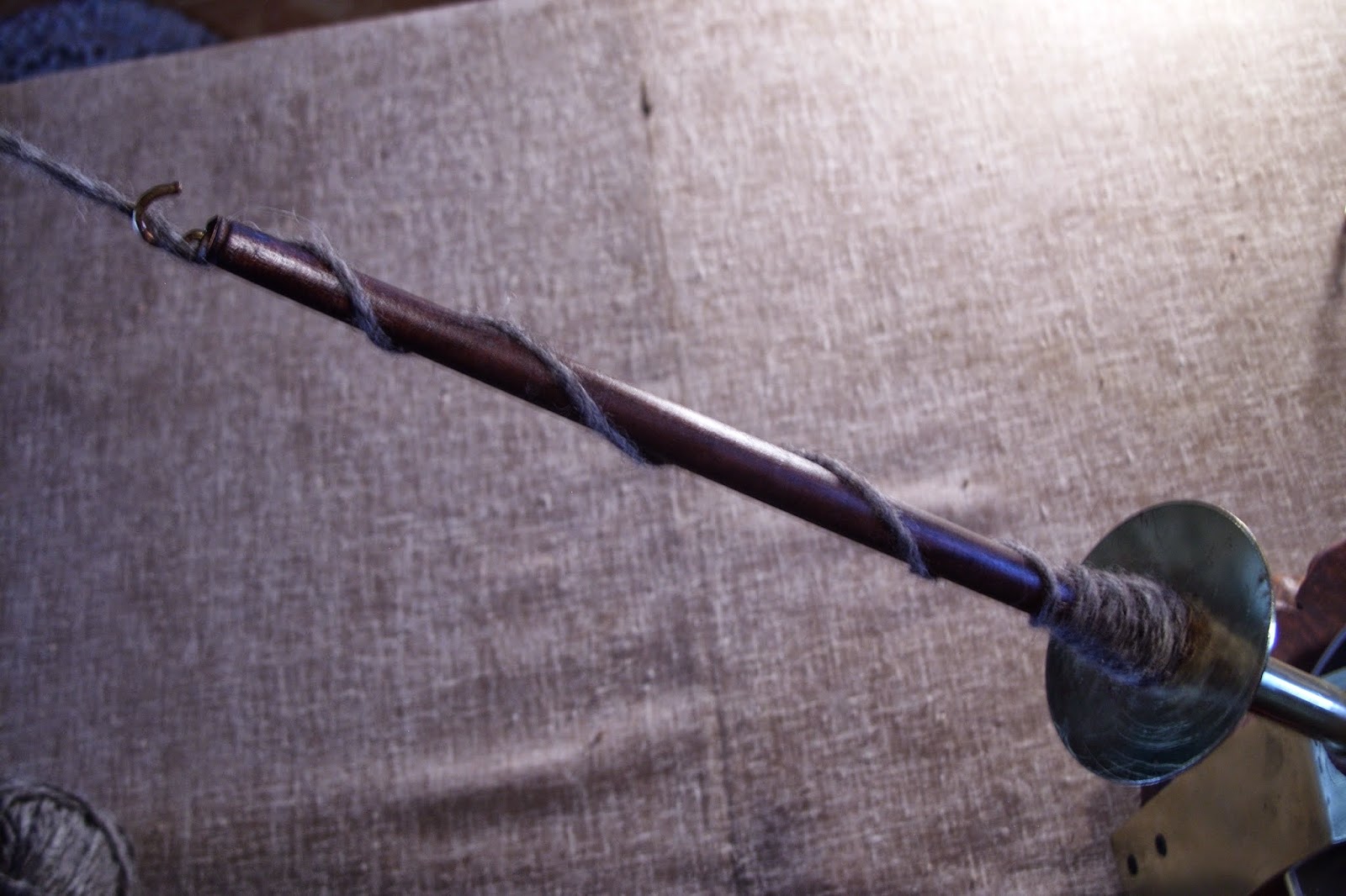 Forest House Farm Kick Spindle and Yarn Bowl