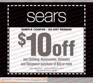 Free Printable Sears Coupons Free Printable Sears Coupons
