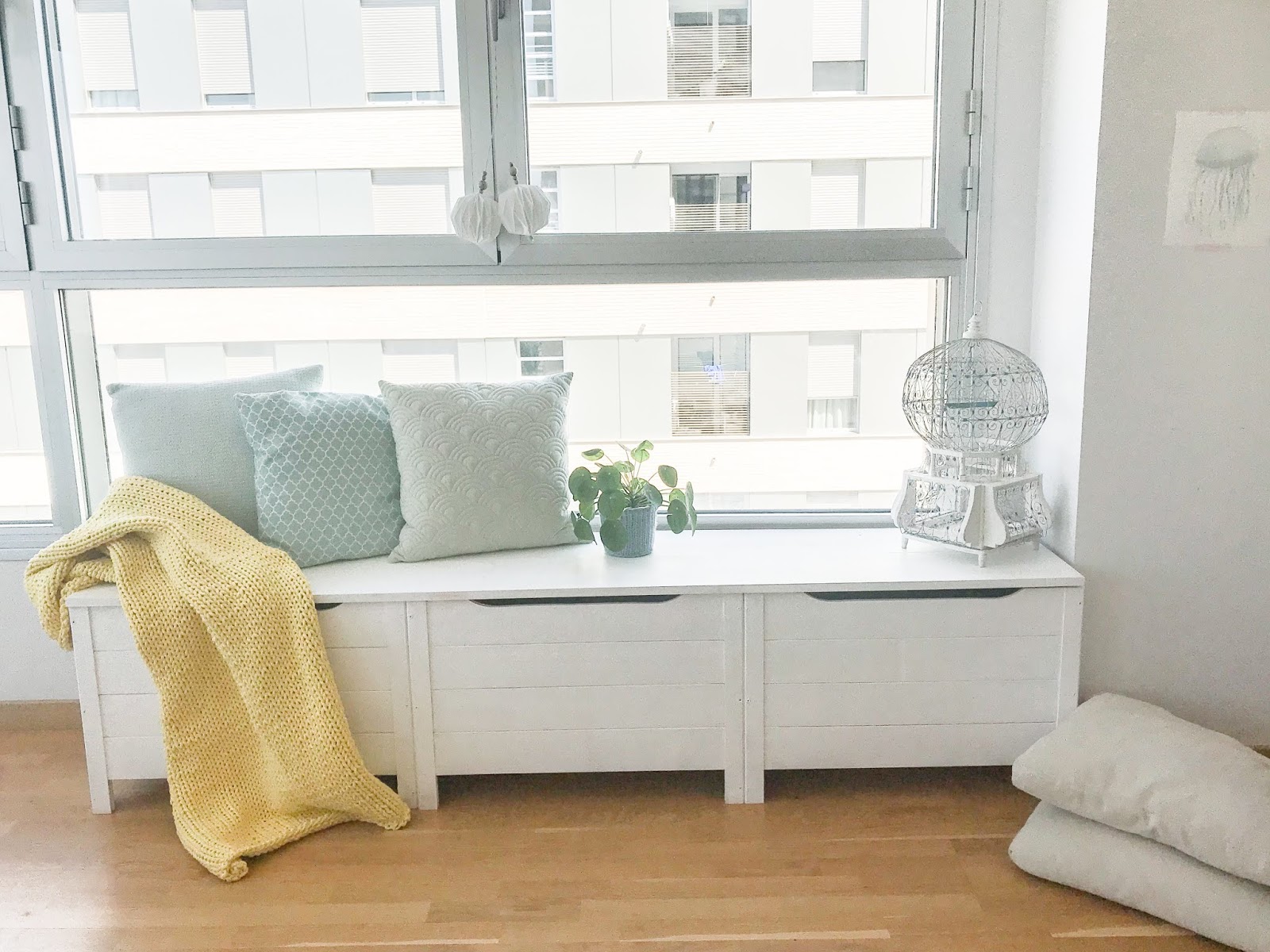 Window seat DIY / Banco de ventana DIY
