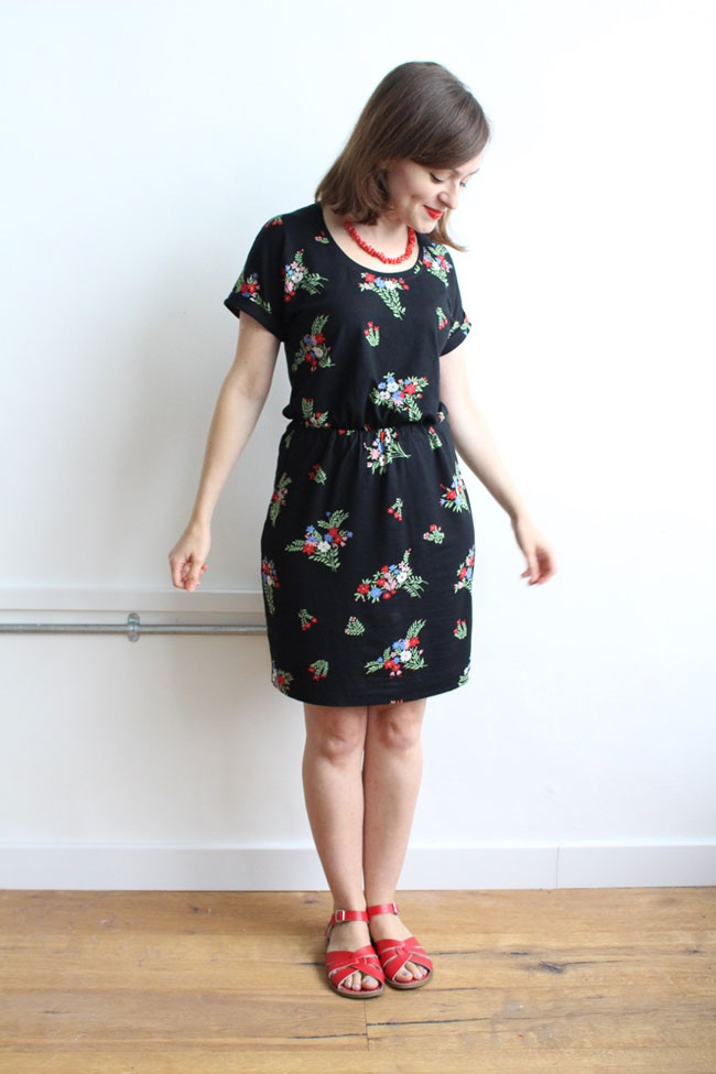 Jersey Bettine dress - sewing pattern from Tilly and the Buttons