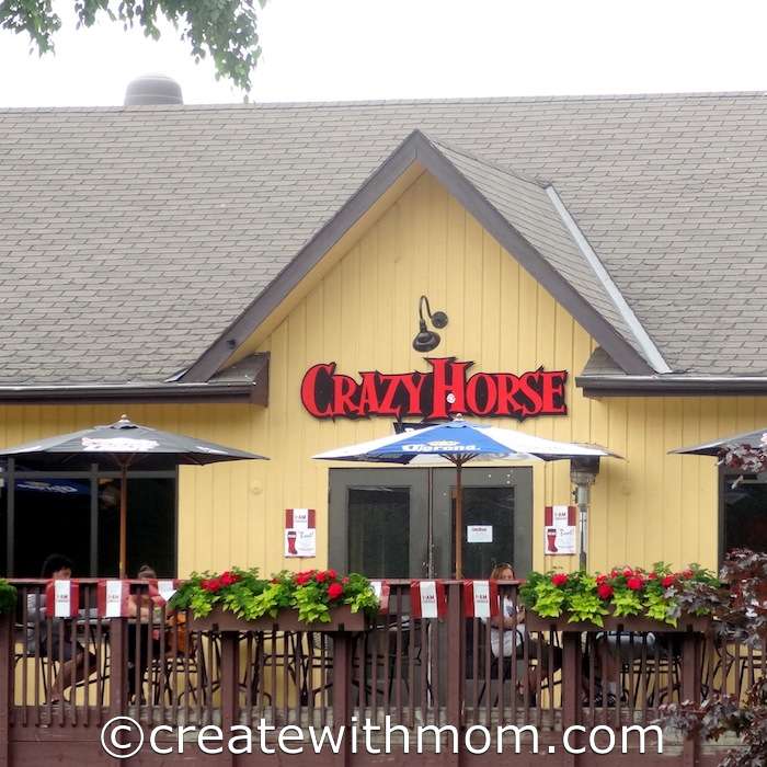 Create With Mom Crazy Horse at Horseshoe Resort Satisfied Our Hunger