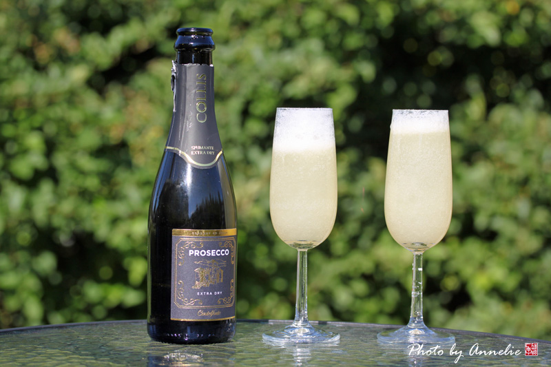 Sandbergs receptblogg Bellini Prosecco