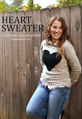easy sweater refashion upcycle